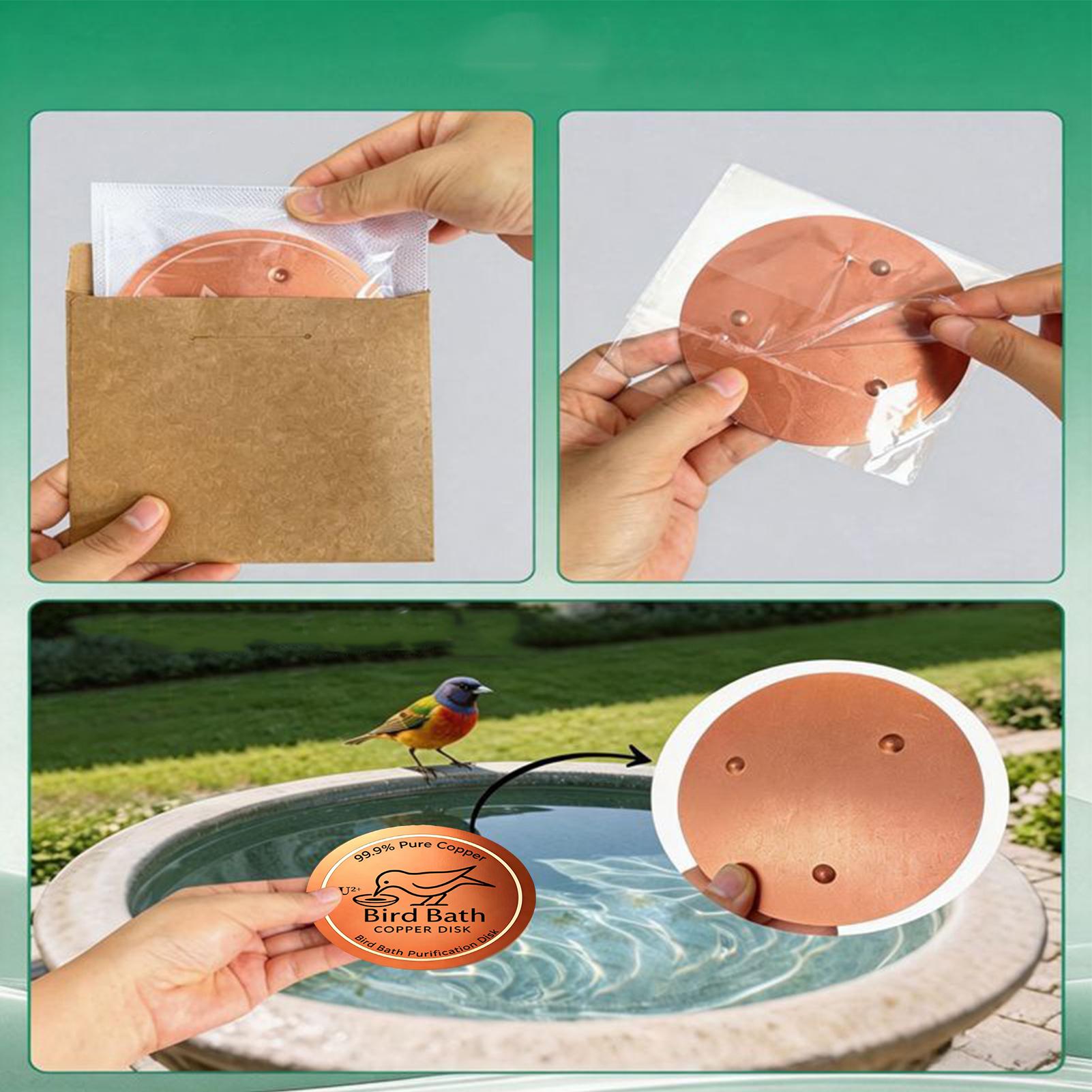 Bird Bath Copper Disk 0.6mm Th - огляд і ціна Farming & Agriculture Word Stacks