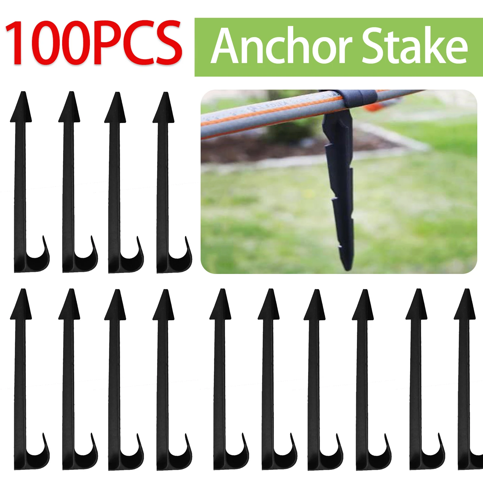 100pcs J Hose Holder Micro Irr - огляд і ціна Irrigation Drip Tape