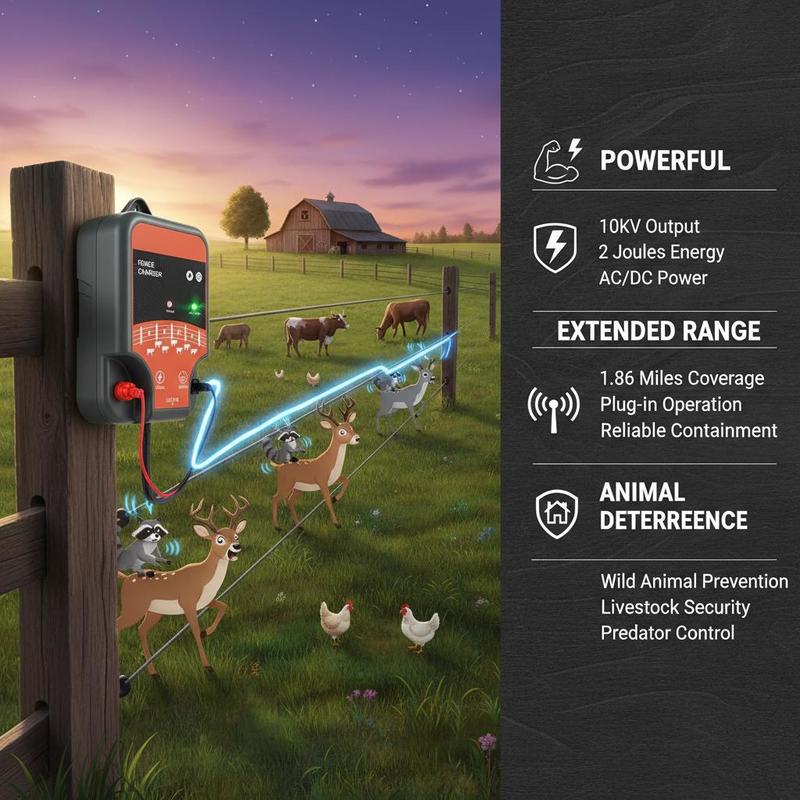 Livestock Energizer 10kV 2J Fo - огляд і ціна Farming System & Sustainable Agriculture